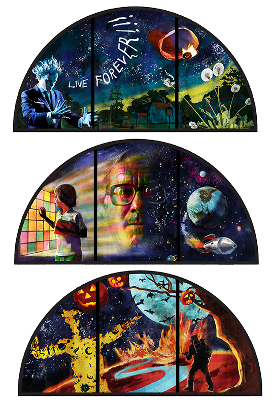South Pasadena Public Library illuminates stained glass tribute to Ray Bradbury