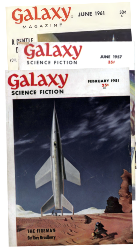 Bradbury’s Galaxy magazine stories available on the Internet Archive